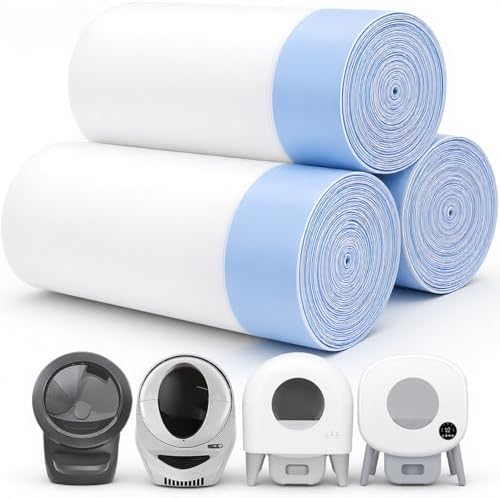 45 Count Automatic Litter Box Bags Compatible by Loveishere