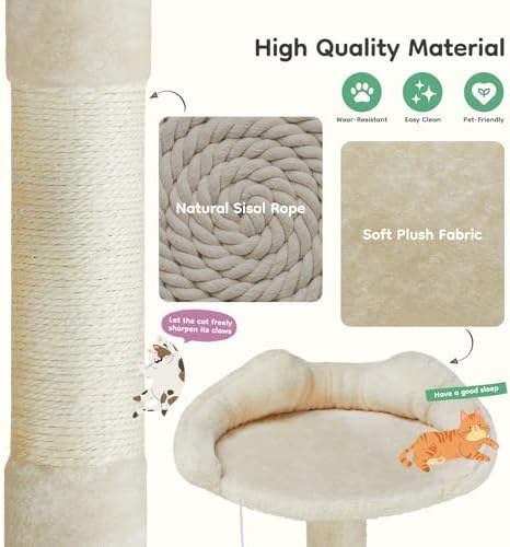 DUMOS 54-inch Cat Tree Tower - Image 5