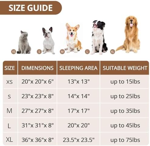 JOLLYVOGUE Calming Small Dog & Cat Bed - Image 5