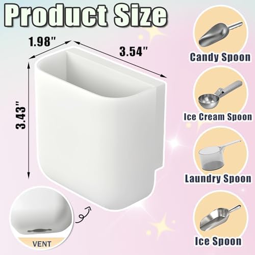 Ice Scoop Holder for Ice Machine Small Self-Adhesive Ice Scoop Holder for Ice - Image 2