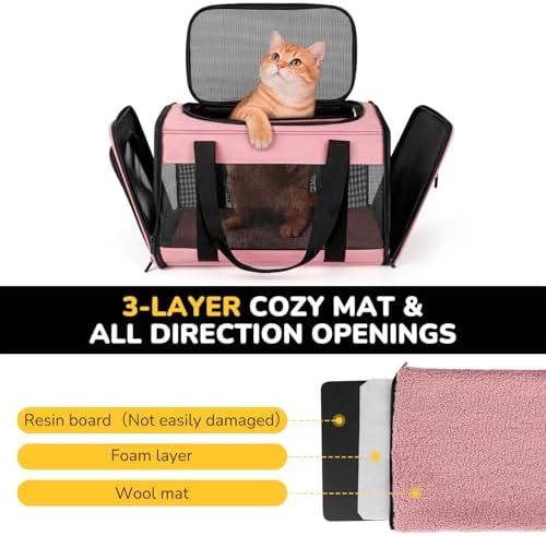 Hipubby Cat Carrier Dog Carrier - Image 2