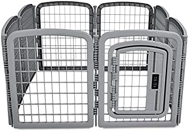 Amazon Basics 8-Panel Octagonal Plastic Dog Playpen, Indoor/Outdoor Pet Fence - Image 3