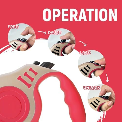 Retractable Dog Leash Automatic Telescopic Tractor Dog Tape - Image 4