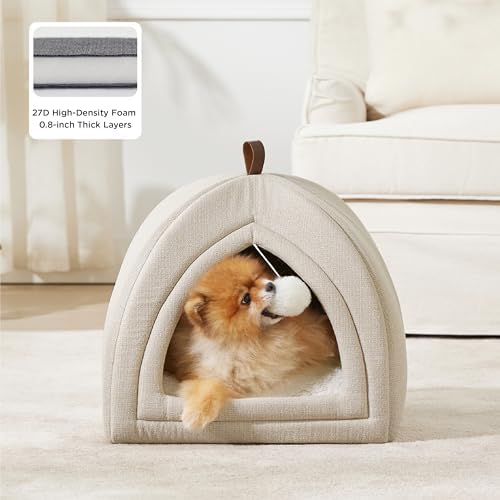 Bedsure 2in1 Cat Beds for Indoor Cats Cave for Kitten - Image 2