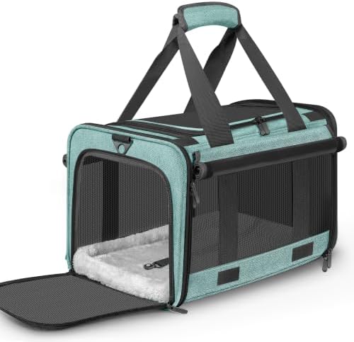 Soft Sided Cat Carrier for Anxious Pets by Unknown