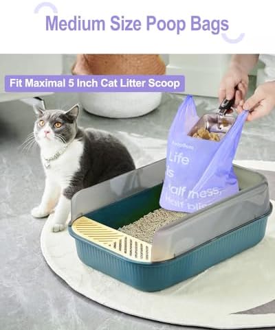 270 Count Cat Litter Bags Lavender Scented - Image 5