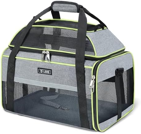 Lekereise Top-Expandable Pet Carrier 18x13x9.5 Inch Southwest Frontier Airline by Lekereise