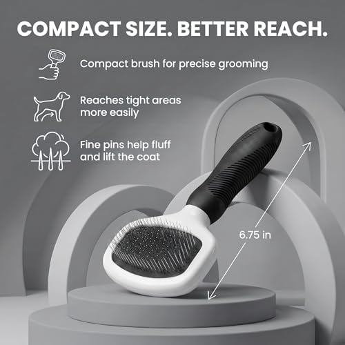 Poodle Pet Slicker Brush - Image 3