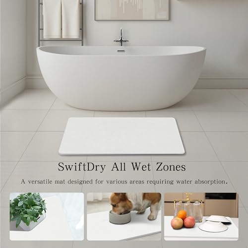 THMINS Extra Large Stone Bath Mat - Image 6
