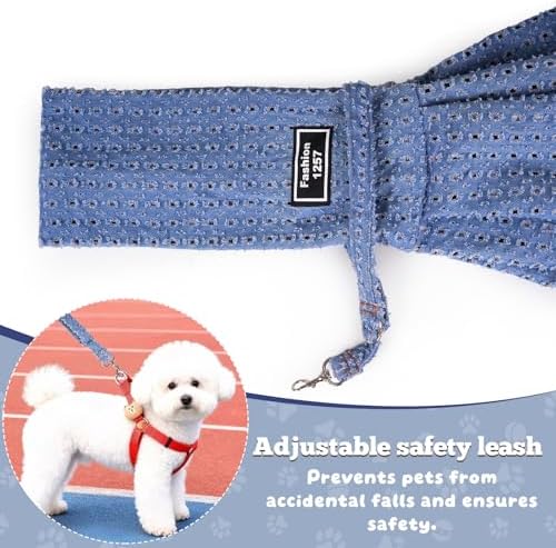 Small Pet Sling Carrier Breathable Texture - Image 6