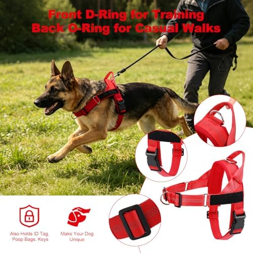 Pawly Lab Co No-Pull Harness, 3-Point Adjustable & Reflective（XL） - Image 6