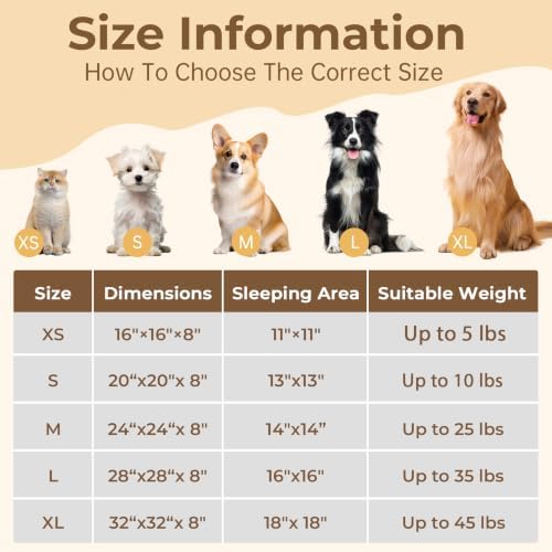 Calming Donut Dog Bed for Small Dogs, Anti-Anxiety Round Washable Plush Fluffy - Image 2