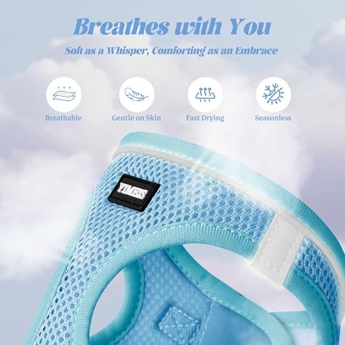No Pull Dog Puppy Harness and Leash Set Reflective Mesh Vest XX-Small - Image 3