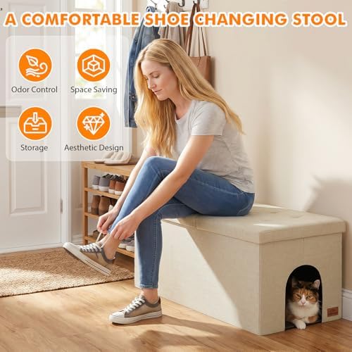 Zerbuger 3-in-1 Cat Litter Box Enclosure - Image 3