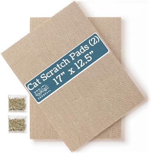 Refill Pads for No-Mess Cat Scratcher Box by 5609PETS