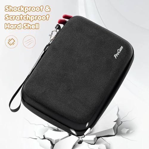 ProCase Hard Pet Grooming Tool Storage Case -Black - Image 4