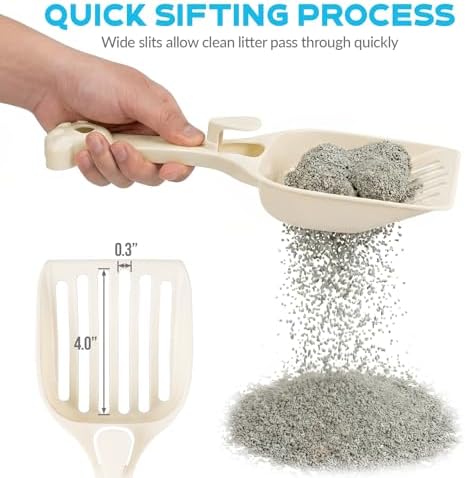 Depets Cat Litter Scoop, Kitty Litter Scooper - Image 3