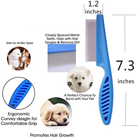3 Pcs Pet Comb Tear Stain Remover Combs - Image 3
