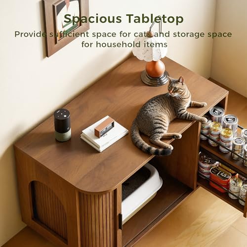 IRONCK 35.4" Cat Litter Box Enclosure - Image 5