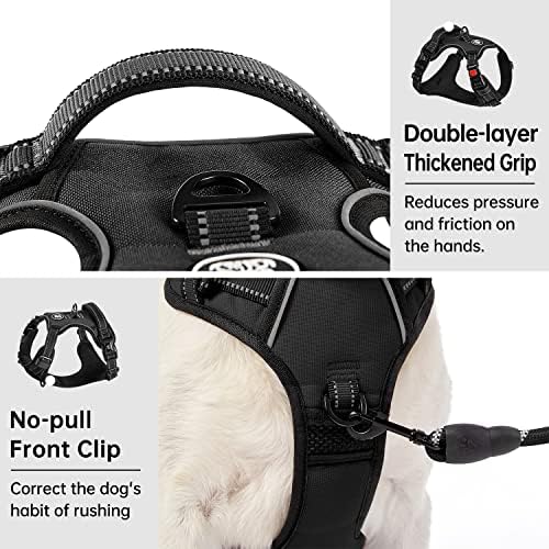 IVY&LANE No Pull Dog Harness for Small Dogs, Reflective Dog Vest Harness - Image 5