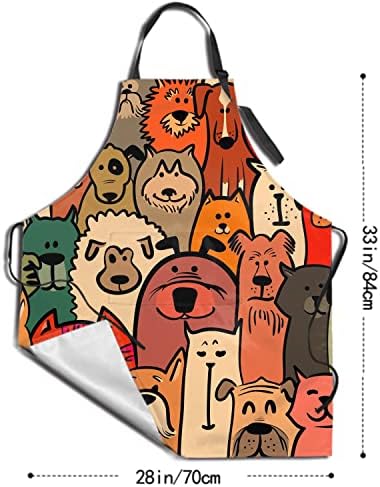 Giwawa Apron Unisex Resistant 33 x 28 inches - Image 5