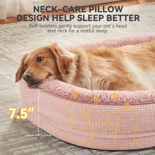 JOEJOY Orthopedic Dog Bed for Extra Large Dogs, Egg-Crate Memory Foam Pet Bed - Image 4