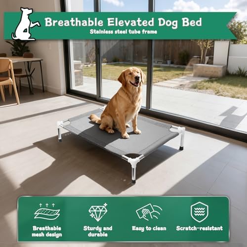 Makerfire Elevated Dog Bed, Indoor/Outdoor Raised Dog Cot - Image 2