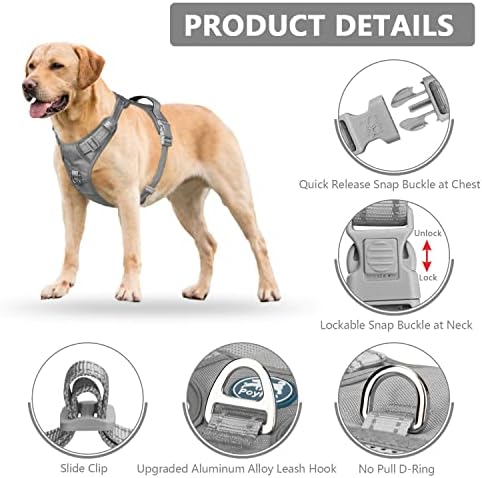 PoyPet No Pull Dog Harness, Reflective Vest - Image 2
