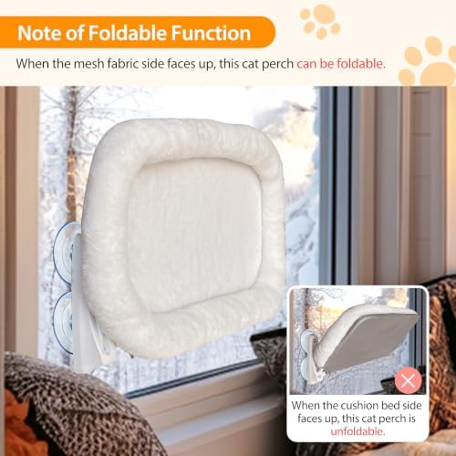 L&W BROS. Cat Window Perch Cushion Bed Hammock - Image 3