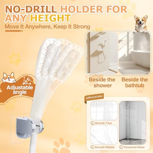 Jamini Dog Shower Attachment, Handheld High-Pressure Sprayer - Image 7
