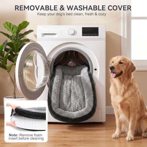 JOEJOY Orthopedic Dog Bed for Extra Large Dogs, XXL Egg-Crate Memory Foam Pet - Image 6