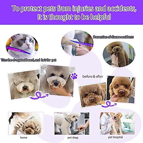 Purple Dragon Professional 7.0 inch Dog Grooming Scissors Set - Image 6
