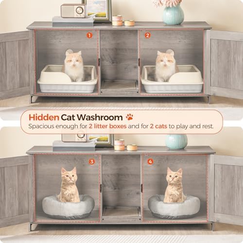 MAHANCRIS Cat Litter Box Enclosure - Image 5