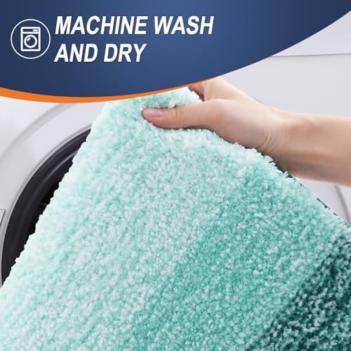 OLANLY Large Bathroom Rugs 60x40, Extra Soft Absorbent Microfiber Bath Rugs - Image 6