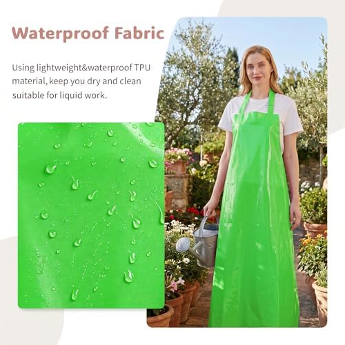 Nanxson TPU Waterproof Apron Lightweight Work Apron - Image 2