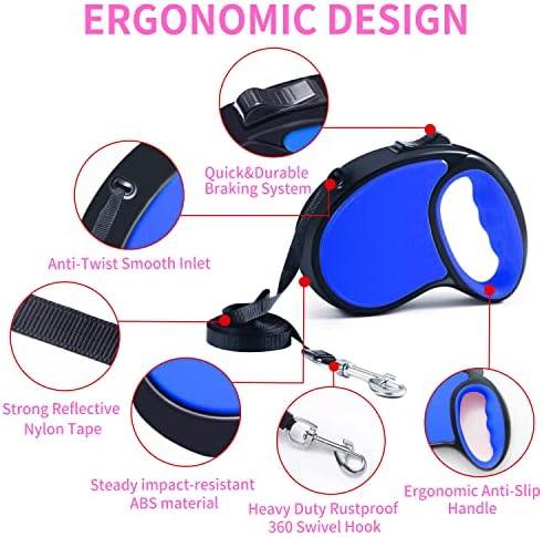 Retractable Dog Leash 16Ft/5M for Small Medium Dogs - Image 5