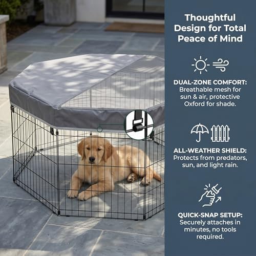 PJYuCien Octagonal Playpen Top Cover - Image 3