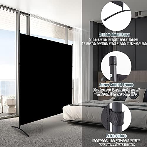6 Panel Wide Room Divider Wall Screen - Image 3