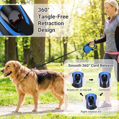 Segarty 26 Ft Retractable Lead for Dogs Weighing 66 lbs - Image 5