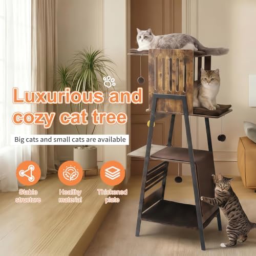 Cat Tree Tower, Large Multi-Level Cat Condo - Image 3