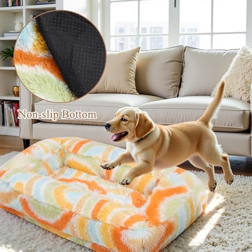 Calming Soft Donut Dog Bed, Cuddler Warming Cozy Cat Beds - Image 4