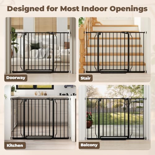 29"-45" Baby Gate for Stairs & Doorways, Auto Close Dog Gate Indoor - Image 2