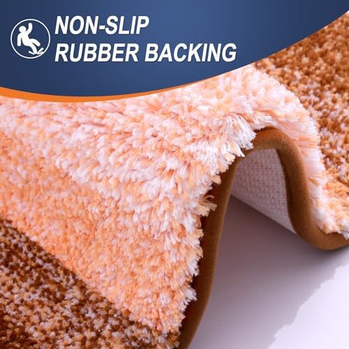 OLANLY Bathroom Runner Rug 70x24, Extra Soft Absorbent Microfiber Bath Rugs - Image 4