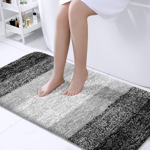 OLANLY Bathroom Runner Rug 44x24, Extra Soft Absorbent Microfiber Bath Rugs by OLANLY