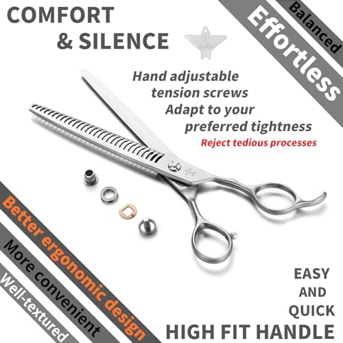 High-end Professional Dog Grooming Thinning Scissors Teeth Cutting Blending - Image 4