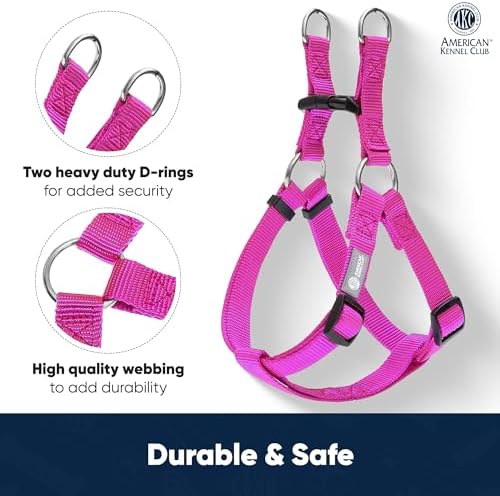 AKC Step-in Dog Harness – Adjustable Solid Color Vest - Image 2