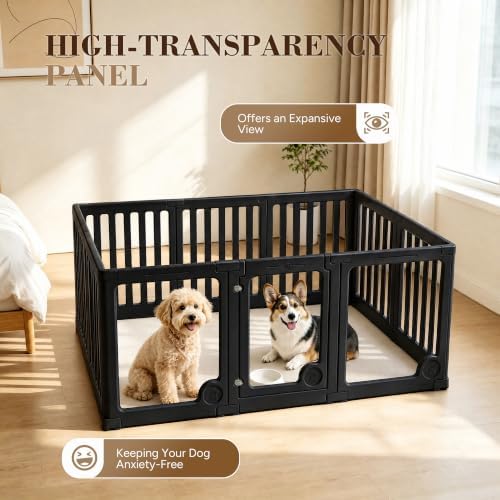 Heeyoo Clear Acrylic Dog Playpen - Image 4