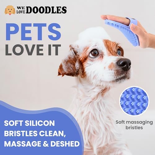 Dog Bath Brush, Easy Wash Scrubber - Image 4