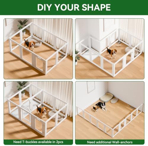 EVERFRONT Clear Acrylic Dog Playpen - Image 4