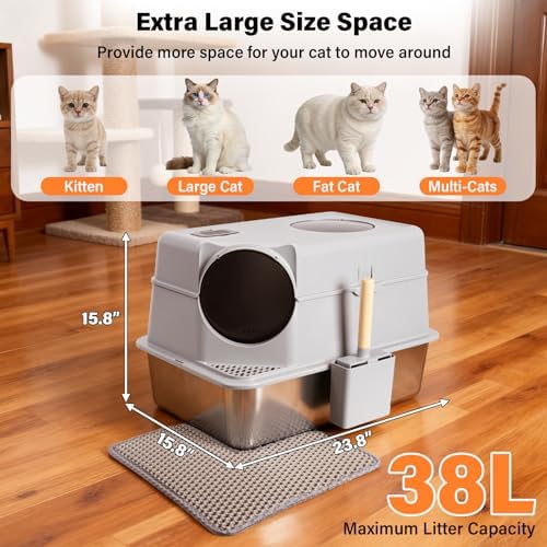 Stainless Steel Litter Box - Image 5